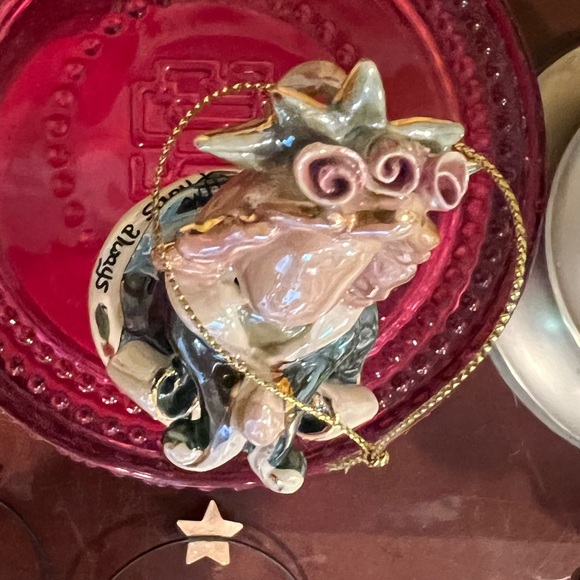 Blue Sky Angel Friends Forever Ceramic sits or hangs as an ornament - Picture 3 of 11